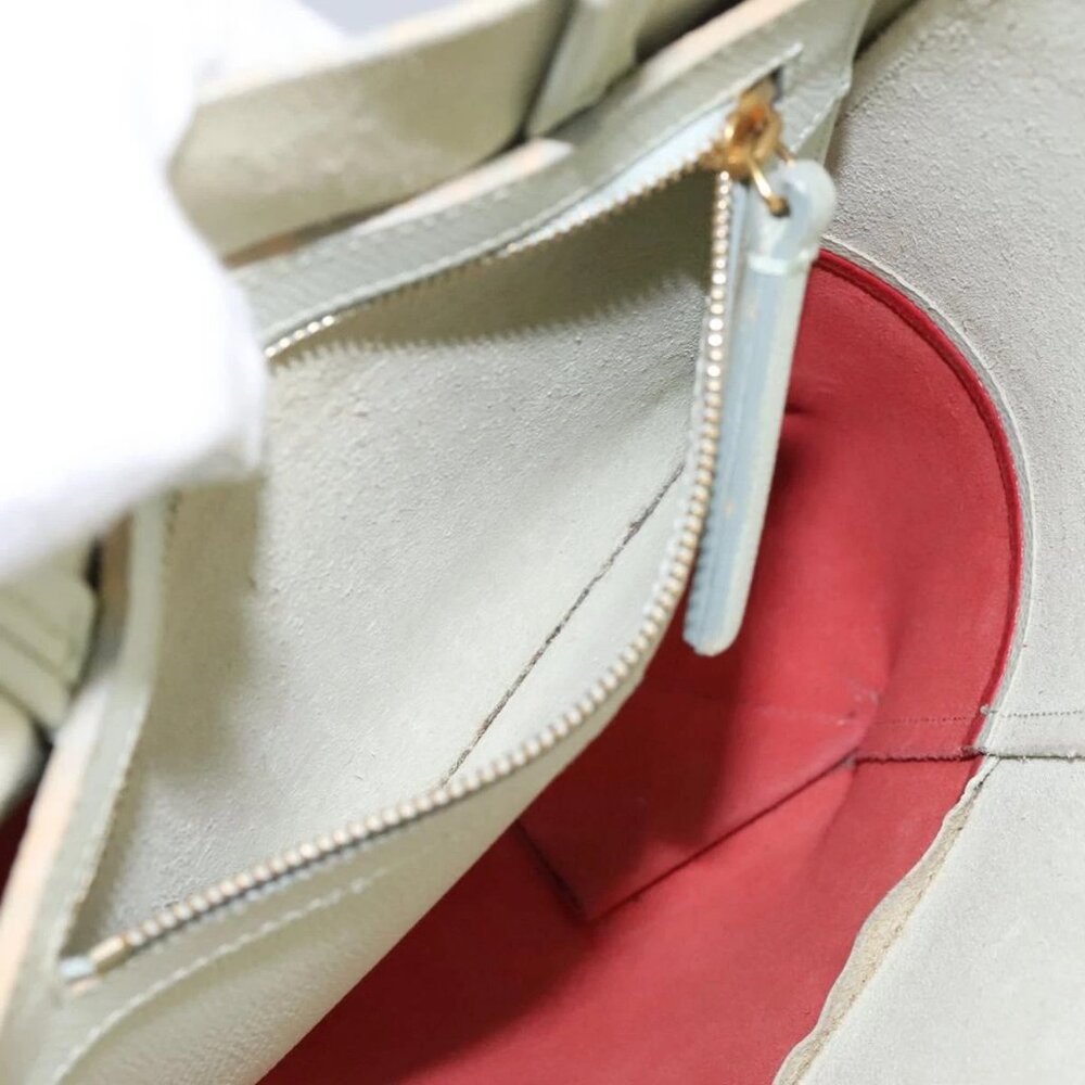 CELINE Tote Bag Leather 2way Red Auth ep7482 - Picture 11 of 16